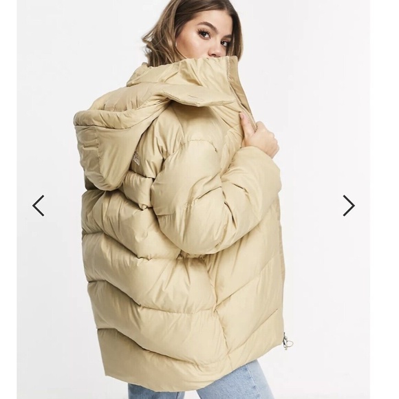 NWT The North Face Women’s Palomar Down Parka Coat Jacket Relaxed fit Khaki M BE - Picture 15 of 16